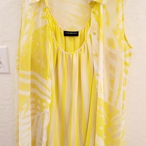 Lane Bryant Sheer Chiffon Tank Top Set